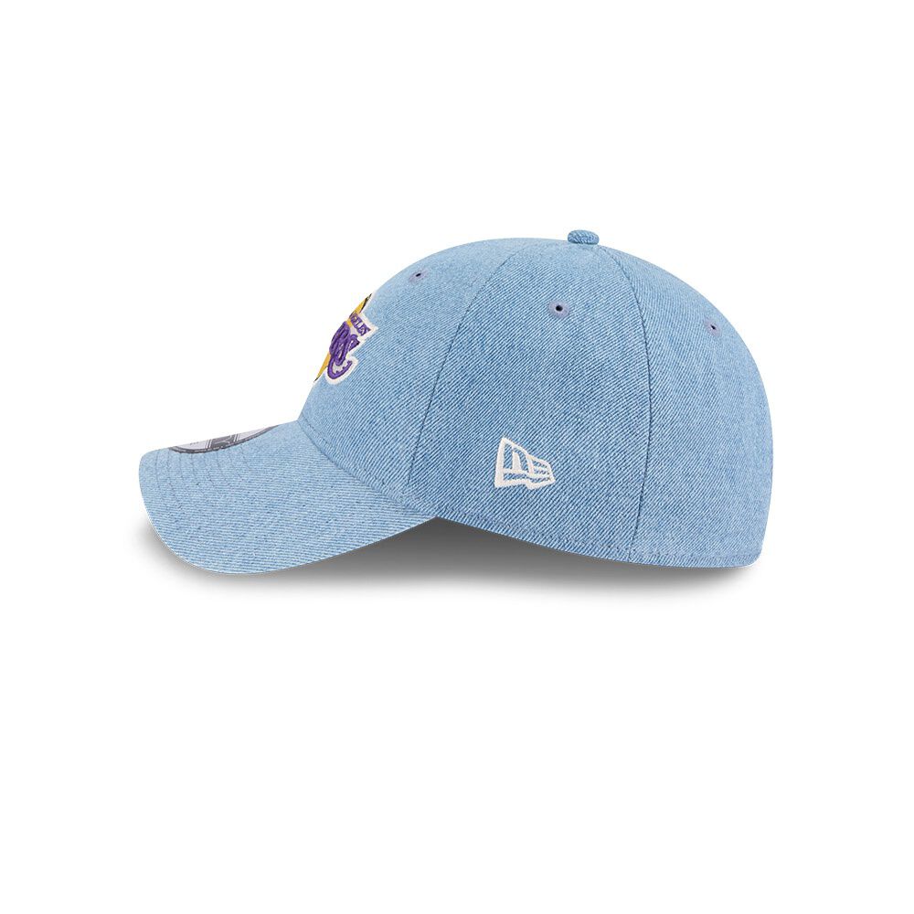Gorra 9twenty Los Angeles Lakers Washed Denim Azul image number 3.0